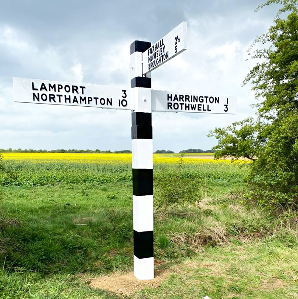 Sign Post at Lamport